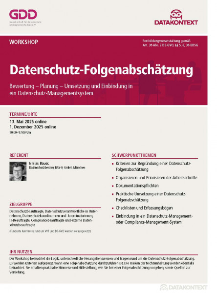 Datenschutz-Folgenabschätzung