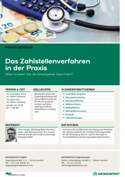 Das Zahlstellenverfahren in der Praxis