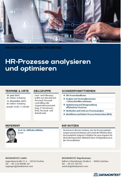 HR-Prozesse analysieren und optimieren