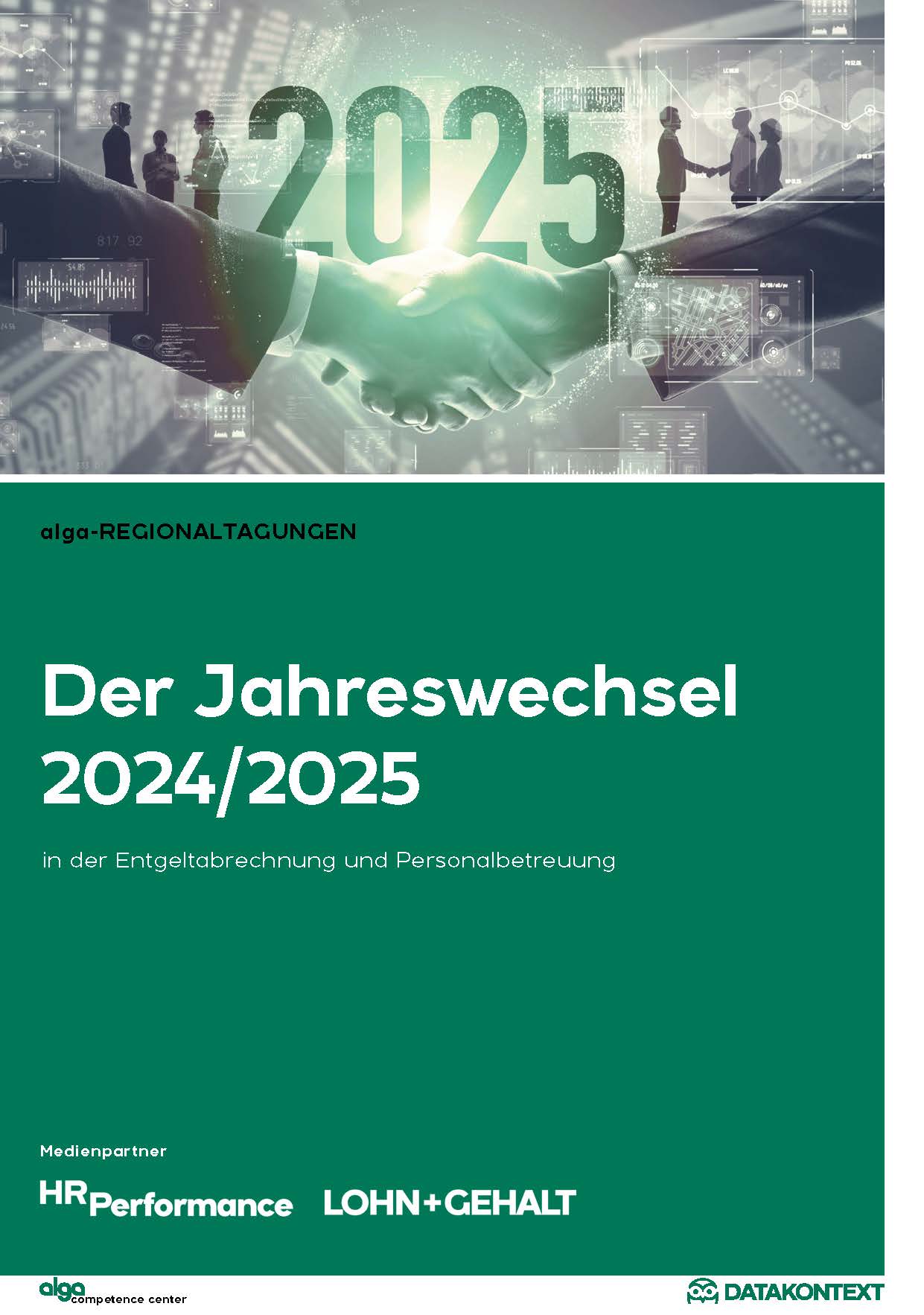 alga-Regionaltagungen - Der Jahreswechsel 2024/2025 in der Entgeltabrechnung und Personalbetreuung