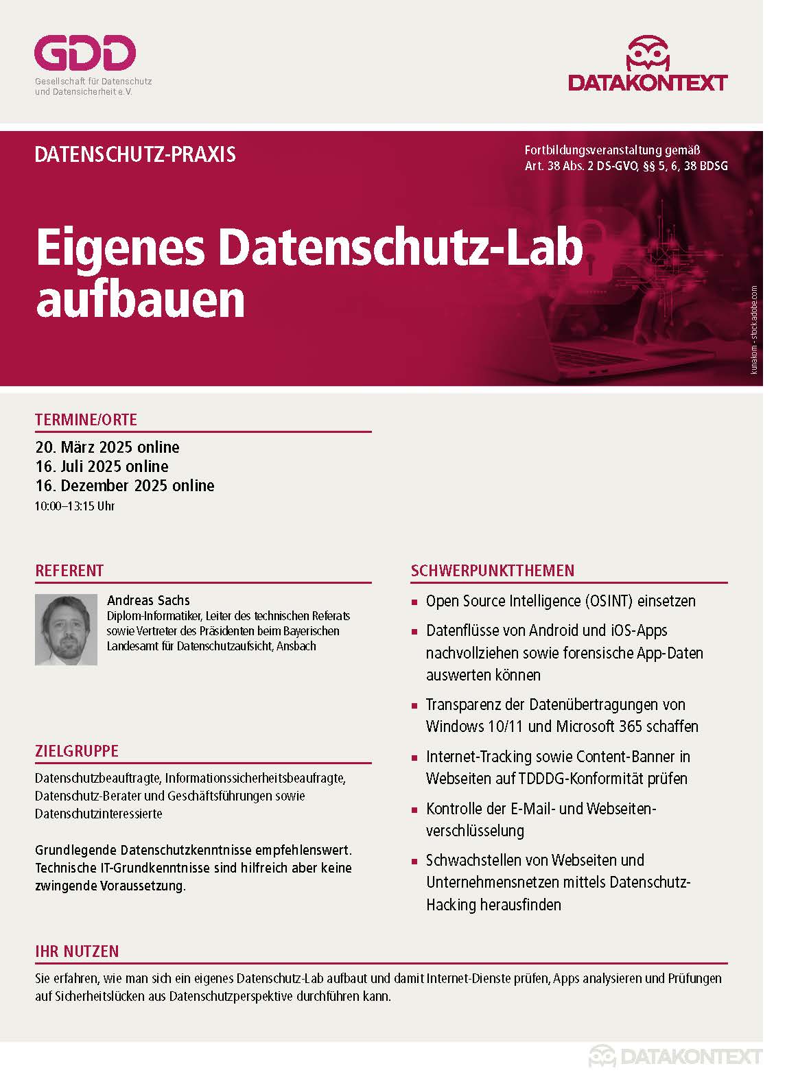 Eigenes Datenschutz-Lab aufbauen