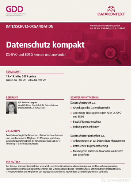 Datenschutz kompakt