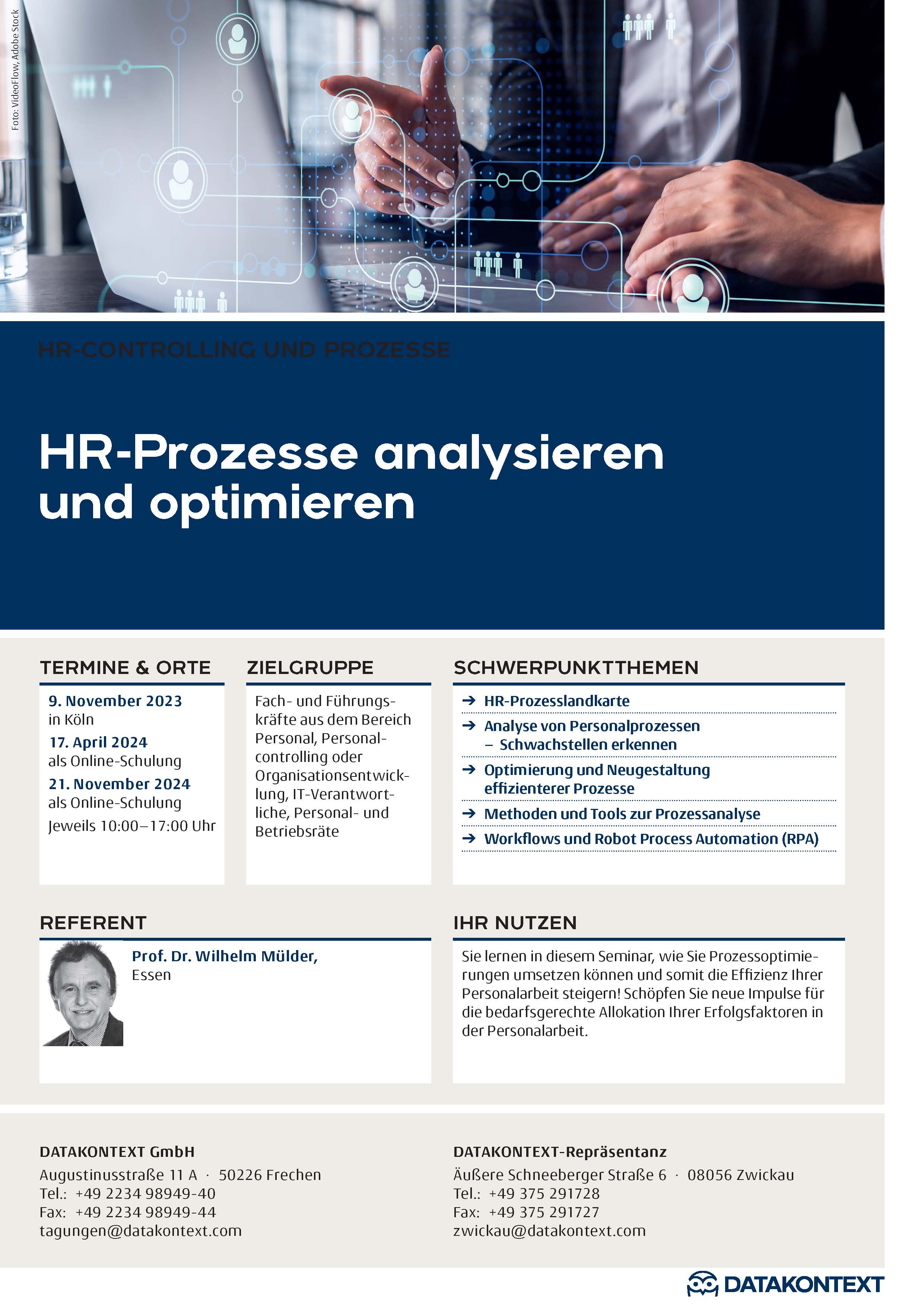 HR-Prozesse Analysieren Und Optimieren | DATAKONTEXT | Seminare Und ...