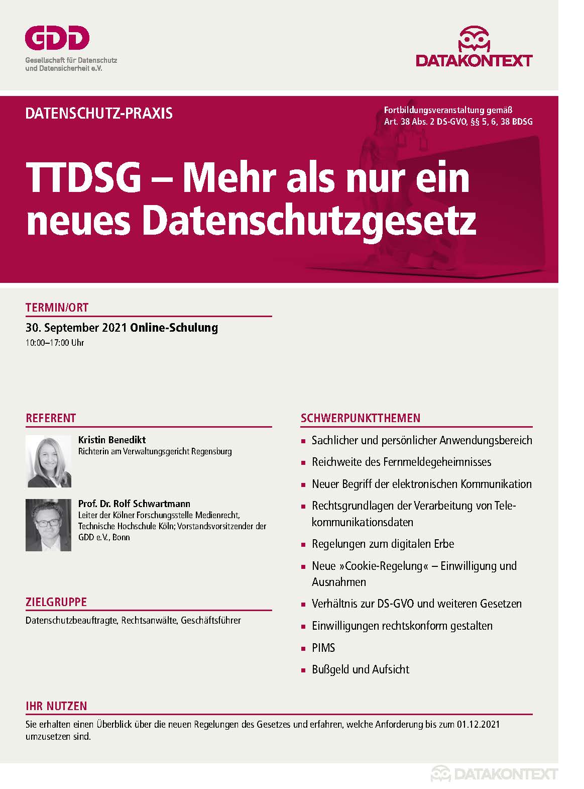 TTDSG – Mehr als nur ein neues Datenschutzgesetz